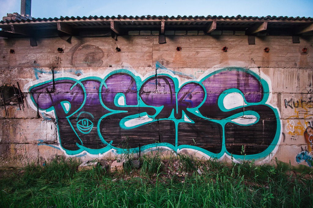 Graffiti Wall in Latvia - Photo by POEMS - Poems, Latvia (2015)