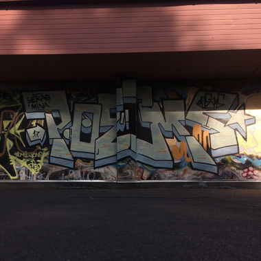 Graffiti Wall in Latvia - Photo by POEMS - poems, piece, latvia (2017)