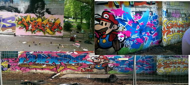 Graffiti Wall - Photo by POHSone - mars (2014)