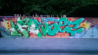 Graffiti Wall - Photo by POHSone - mars/Soez (2014)