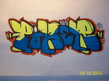 Graffiti Sketch in Brussels - Photo by POKER86