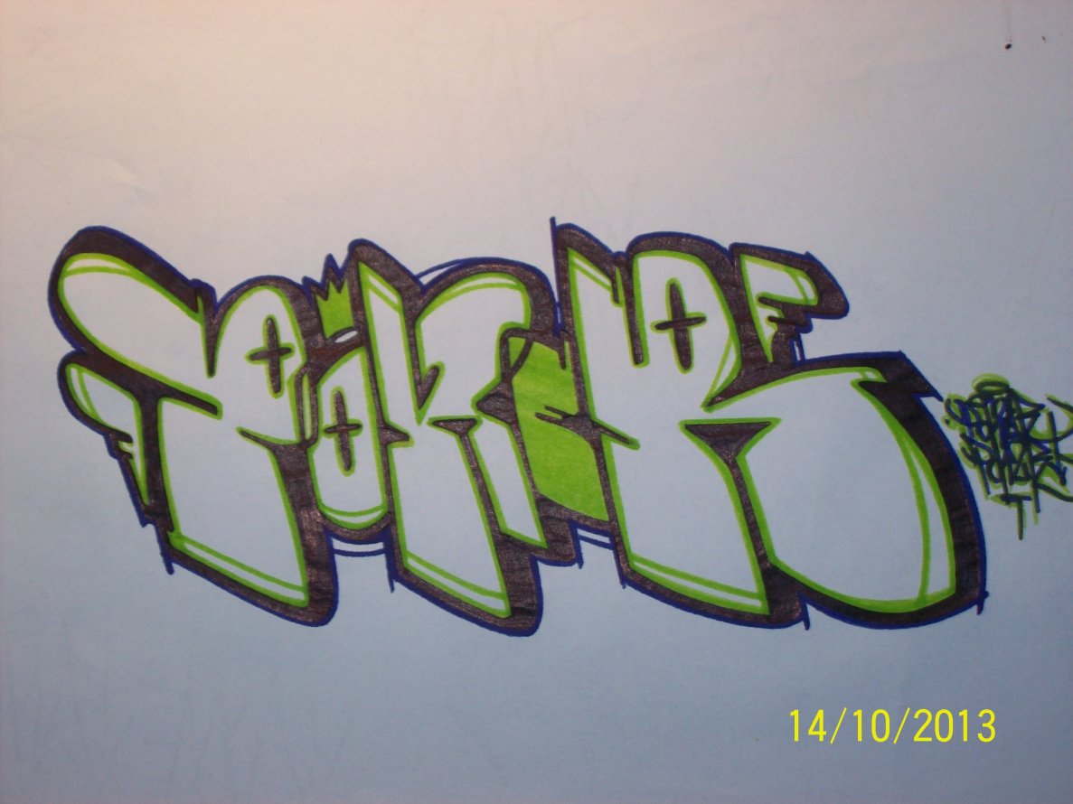 Graffiti Sketch - Photo by POKER86