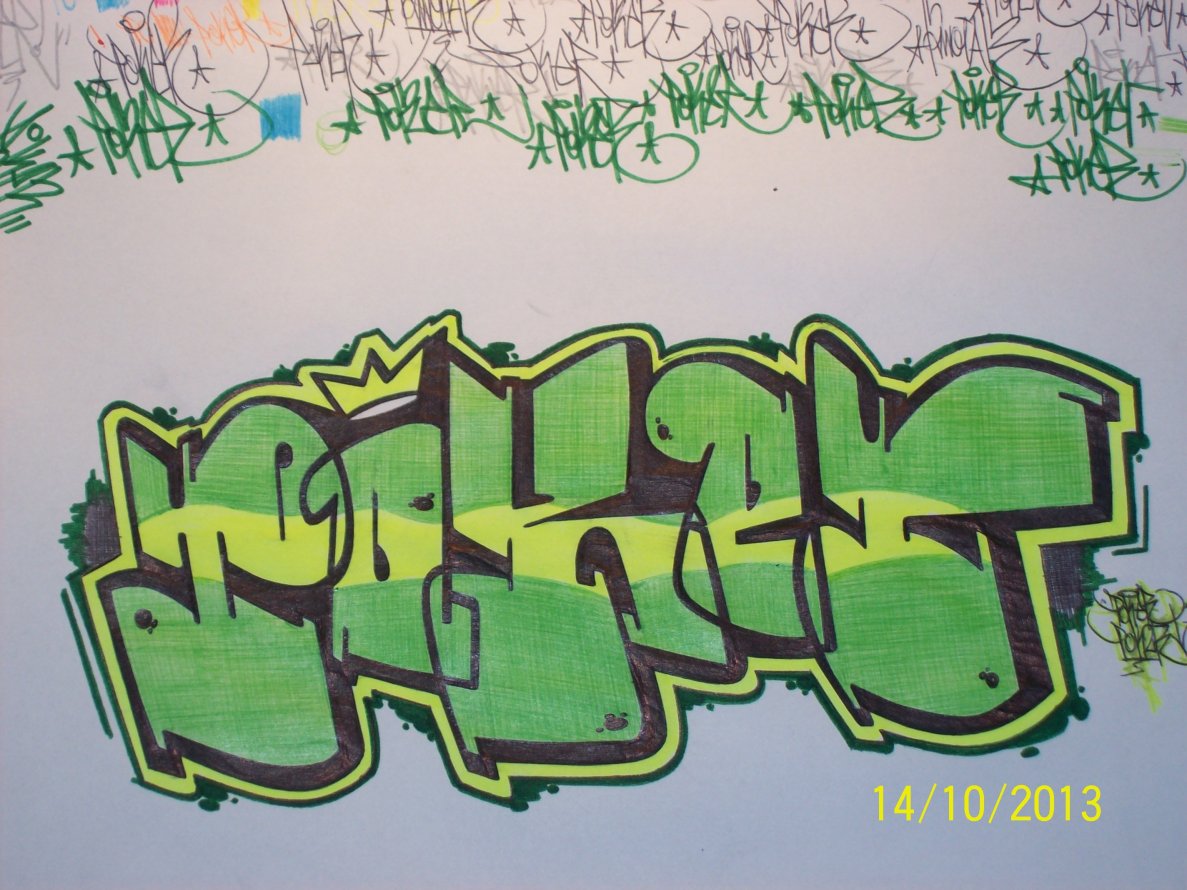 Graffiti Sketch - Photo by POKER86