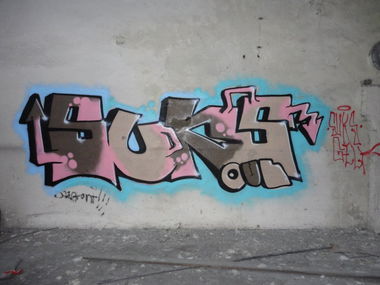 Graffiti Bombing - Photo by POPEFRANCIS - SUKS, OUL, GELK (2015)