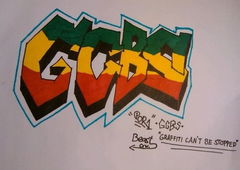 Graffiti Sketch in Recklinghausen - Photo by POR1