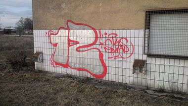 Graffiti Bombing in Mannheim - Photo by PORN - 12, cks, 7mc