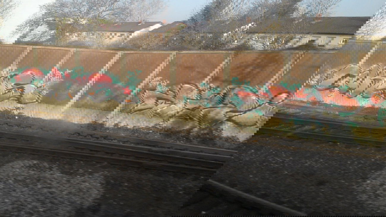 Graffiti Wall in Mannheim - Photo by PORN - cokus, cks, isak