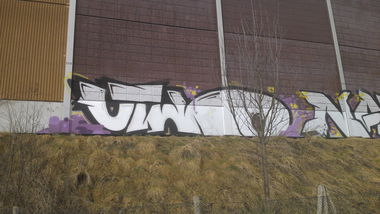 Graffiti Bombing in Mannheim - Photo by PORN - utwo