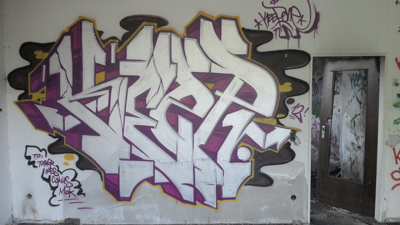 Graffiti Wall in Mannheim - Photo by PORN - keep1, cks