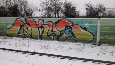Graffiti Wall in Rhein-Neckar-Kreis - Photo by PORN - cokus, cks12 (2014)