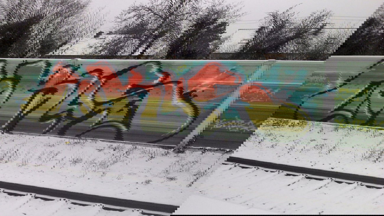 Graffiti Wall in Rhein-Neckar-Kreis - Photo by PORN - cokus, cks12 (2014)