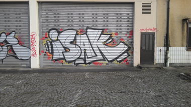 Graffiti Wall in Mannheim - Photo by PORN - isak, cks