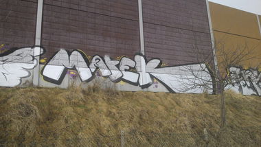 Graffiti Bombing in Mannheim - Photo by PORN - marek