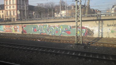 Graffiti Wall in Mannheim - Photo by PORN - cykoes, cks, 12