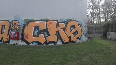 Graffiti Wall in Mannheim - Photo by PORN - cks (2015)