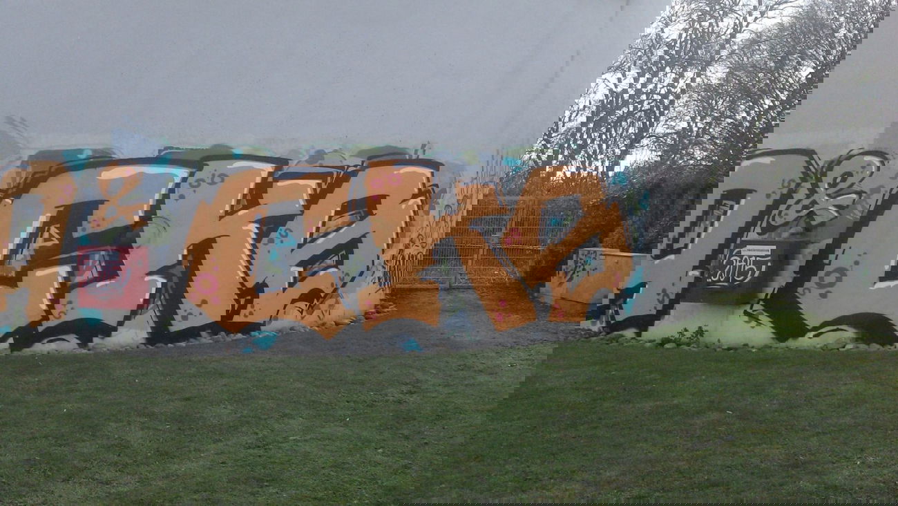 Graffiti Wall in Mannheim - Photo by PORN - cks (2015)