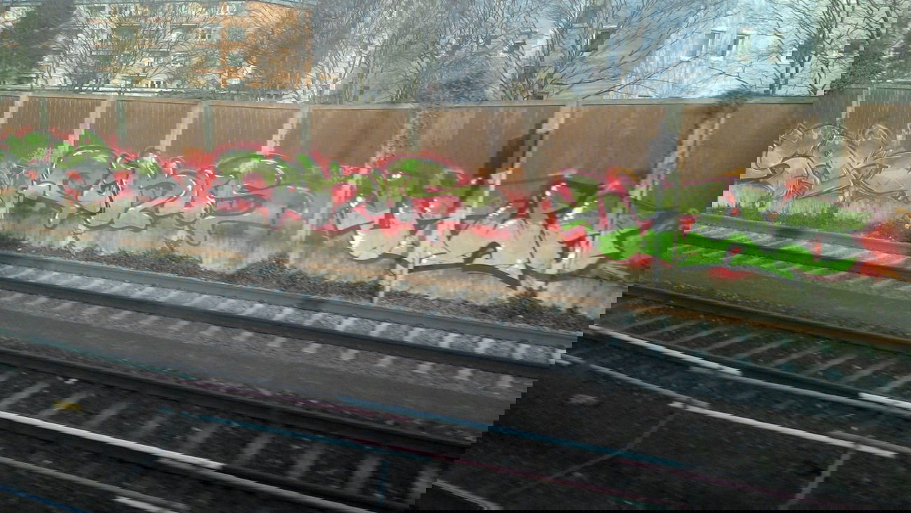 Graffiti Wall in Mannheim - Photo by PORN - isak, cokus, utwo