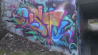 Graffiti Wall in Mannheim - Photo by PORN - gusto