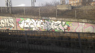 Graffiti Wall in Mannheim - Photo by PORN - 12, cksrz