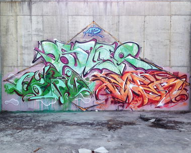 Graffiti Wall - Photo by POSTER - wario, wuper, poster (2015)