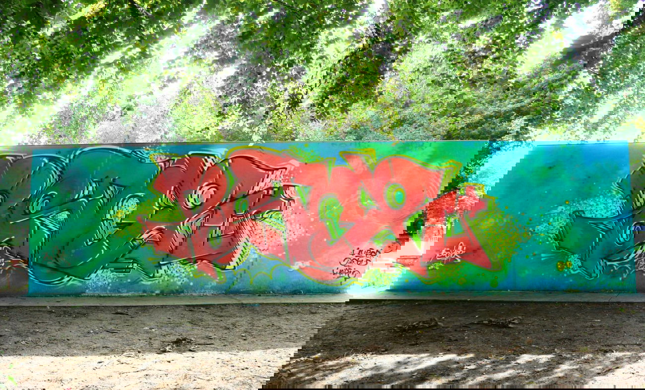 Graffiti Wall in The Hague - Photo by POSTER - poster, atb, haha (2014)