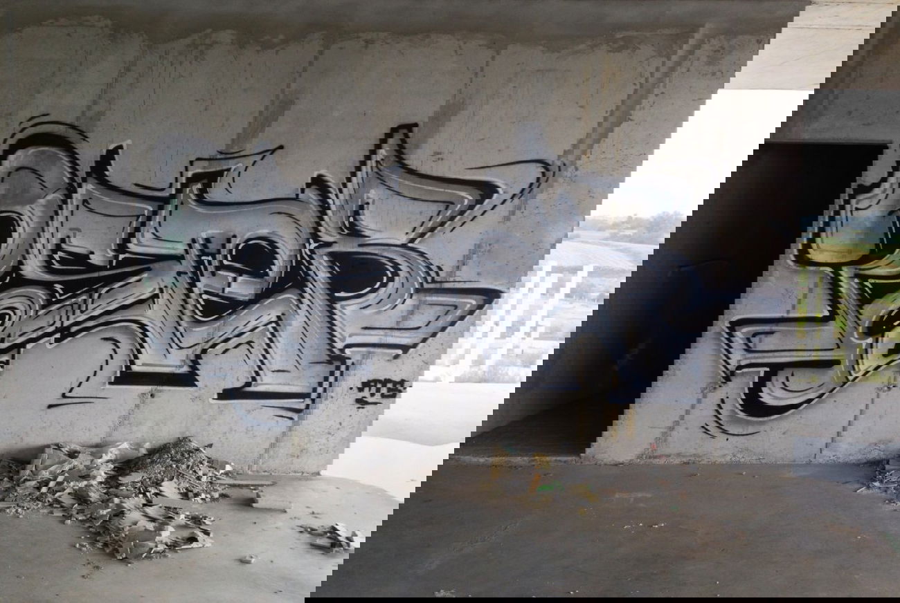 Graffiti Wall in Bjelovar-Bilogora - Photo by POSTER - poster, atb, haha (2014)