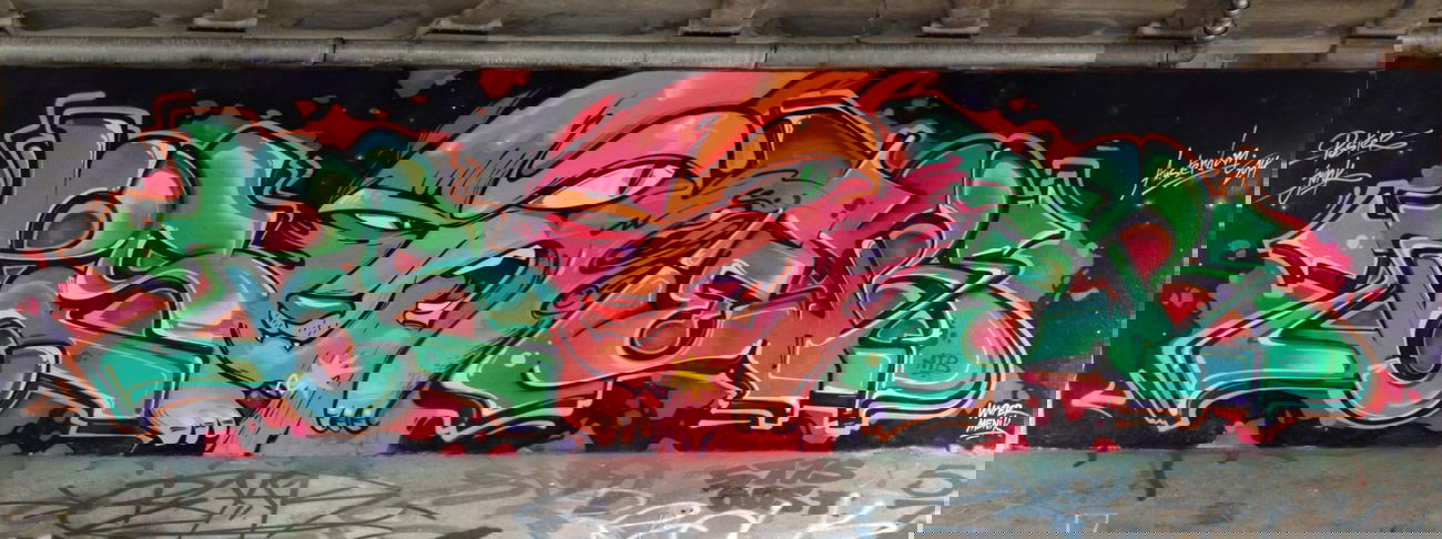 Graffiti Wall in Amsterdam - Photo by POSTER - junk, poster, atb (2014)