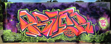 Graffiti Wall in The hague - Photo by POSTER - poster, atb, haha (2015)