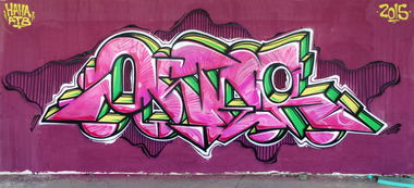 Graffiti Wall - Photo by POSTER - poster, atb, haha (2015)