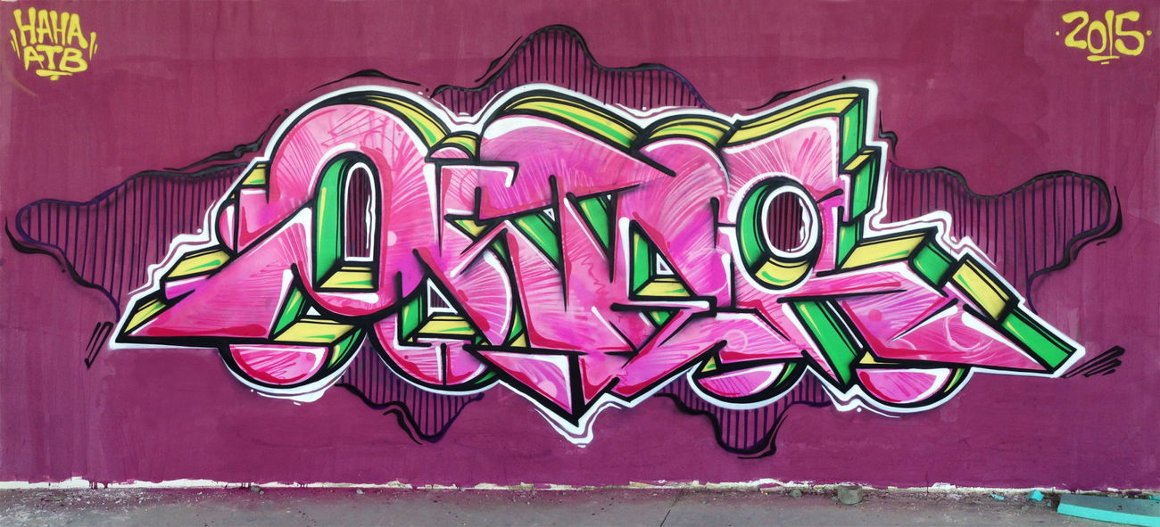 Graffiti Wall - Photo by POSTER - poster, atb, haha (2015)