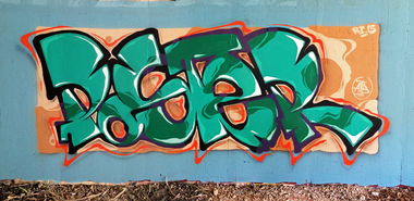 Graffiti Wall in Rijeka - Photo by POSTER - poster, atb, haha (2015)