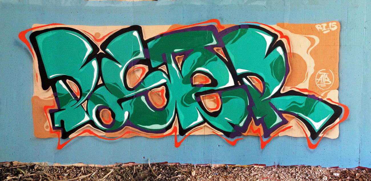 Graffiti Wall in Rijeka - Photo by POSTER - poster, atb, haha (2015)