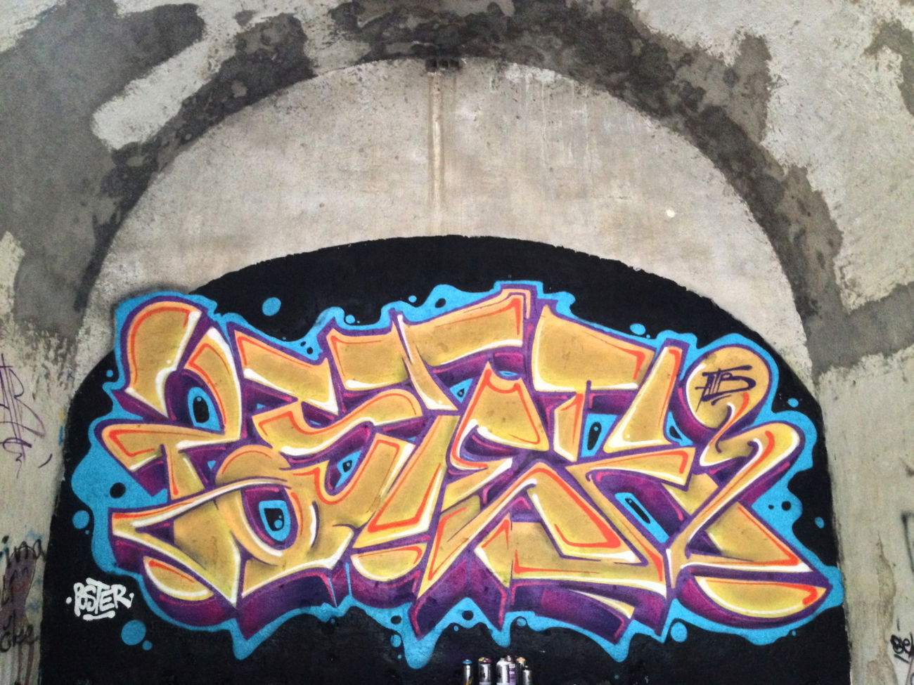 Graffiti Wall in Rijeka - Photo by POSTER - poster, atb, haha (2015)