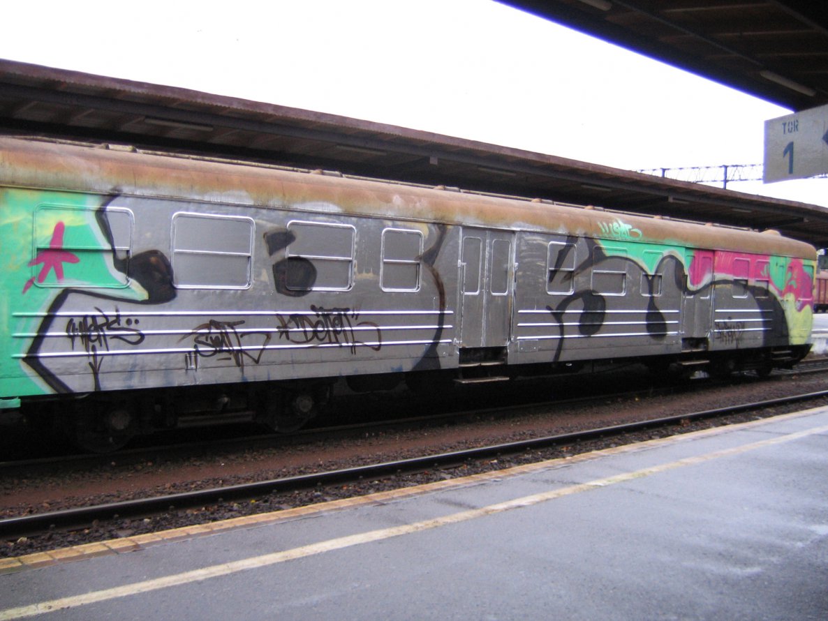 Graffiti Train - Photo by POTAS - BK, bkcrew, wholecar