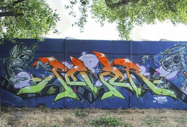 Graffiti Wall - Photo by POWERone - powerone, power, clockwork (2015)