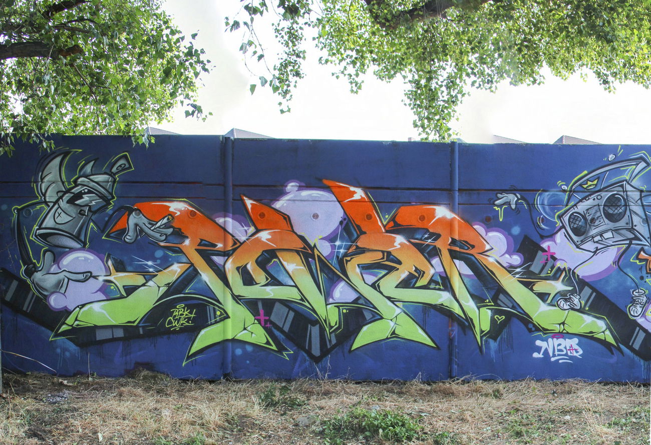 Graffiti Wall - Photo by POWERone - powerone, power, clockwork (2015)