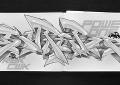 Graffiti Wall - Photo by POWERone - CLOCKWORK, CWK, RBK