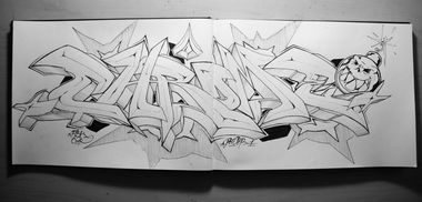 Graffiti Wall - Photo by POWERone - CHROME, CLOCKWORK, RBK