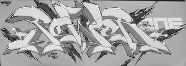 Graffiti Wall - Photo by POWERone - CLOCKWORK, POWERONE, RBK (2015)