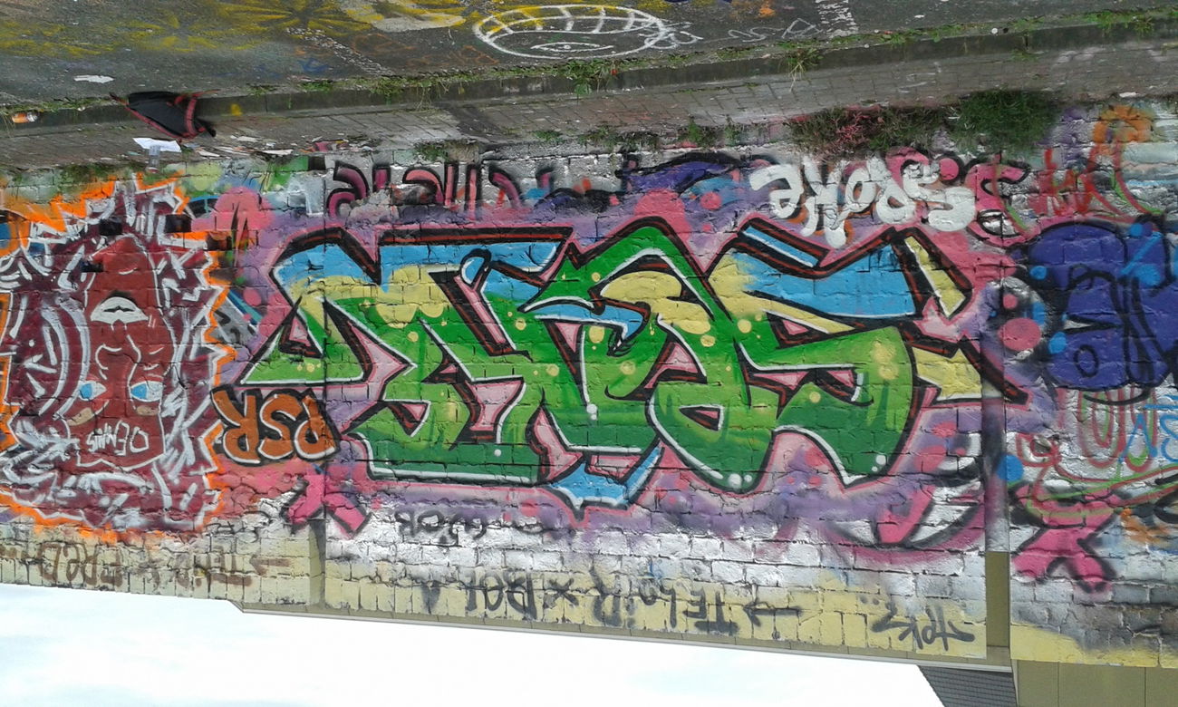 Graffiti Wall - Photo by PSR - markthalle, braunschweig, psr (2015)