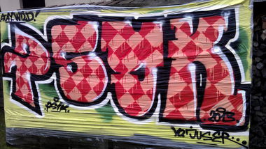 Graffiti Bombing - Photo by PSYK_ART - PSYK, CBA, CAROMUSTER (2013)