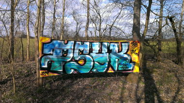 Graffiti Wall - Photo by PSYK_ART - cellophan, graffiti, cba (2014)