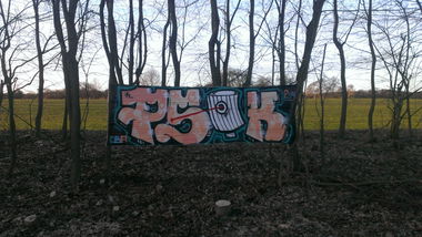 Graffiti Artwork - Photo by PSYK_ART - cellophan, graffiti, psyk (2014)