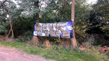 Graffiti Street Art in Garzau-Garzin - Photo by PSYK_ART - cellograffiti, psyk, devils (2014)