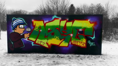 Graffiti Wall in Landkreis Märkisch-Oderland - Photo by PSYK_ART - Asyc, 370 (2015)