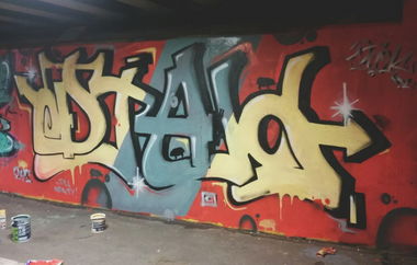 Graffiti Wall - Photo by PTAKZ (2015)