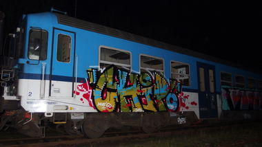 Graffiti Train - Photo by PUNX
