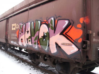 Graffiti Train - Photo by PUNX