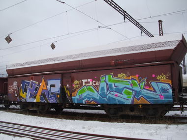 Graffiti Train - Photo by PUNX