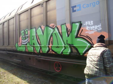Graffiti Train - Photo by PUNX
